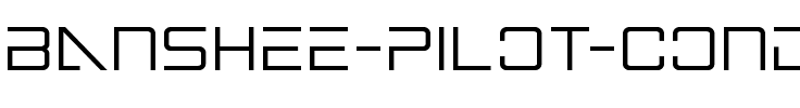Banshee Pilot Condensed Condensed.ttf