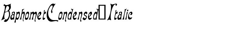 BaphometCondensed Italic.ttf