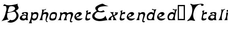 BaphometExtended Italic.ttf