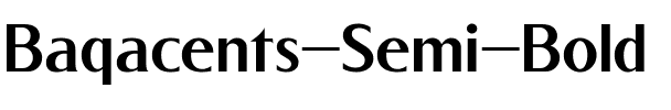 Baqacents Semi Bold Semi Bold.ttf