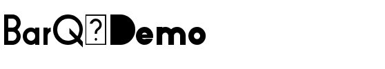 BarQ Demo Normal.ttf