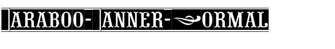 Baraboo Banner  Normal.ttf