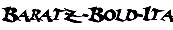Baratz Bold Italic.ttf