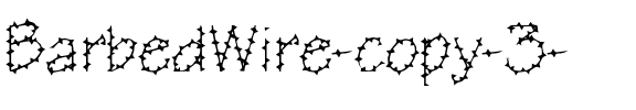 BarbedWire Regular.ttf