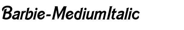 Barbie MediumItalic.ttf