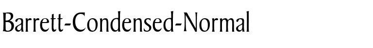 Barrett-Condensed Normal.ttf