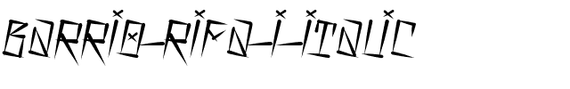 Barrio Rifa I Italic.ttf