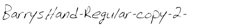 BarrysHand Regular.ttf