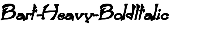 Bart Heavy BoldItalic.ttf