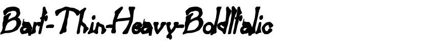 Bart Thin Heavy BoldItalic.ttf