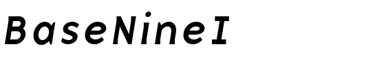 BaseNineI Roman.ttf