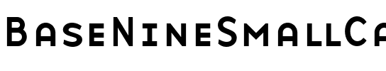 BaseNineSmallCaps Roman.ttf