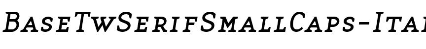 BaseTwSerifSmallCaps Italic.ttf
