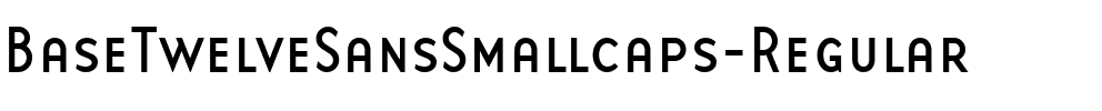 BaseTwelveSansSmallcaps Regular.ttf