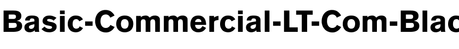 BasicCommercial LT Com Black Regular.ttf