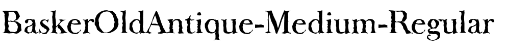 BaskerOldAntique-Medium Regular.ttf