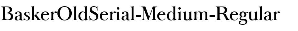 BaskerOldSerial-Medium Regular.ttf
