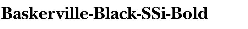 Baskerville Black SSi Bold.ttf
