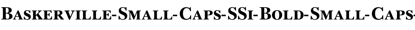 Baskerville Small Caps SSi Bold Small Caps .ttf