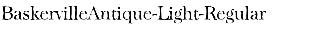BaskervilleAntique-Light Regular.ttf