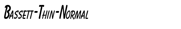 Bassett Thin Normal.ttf