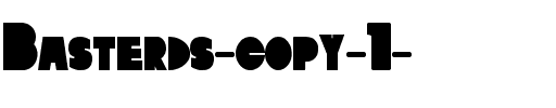 Basterds Normal.ttf