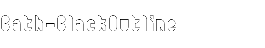 Bath BlackOutline.ttf