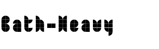 Bath Heavy.ttf