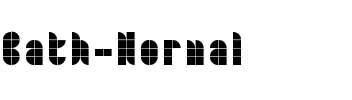 Bath Normal.ttf
