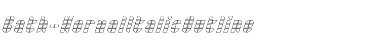 Bath NormalItalicOutline.ttf