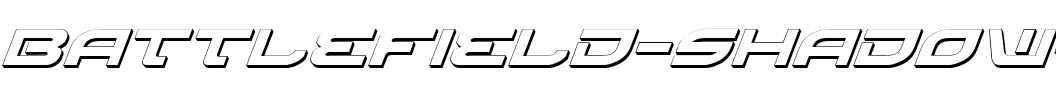 Battlefield Shadow Italic Shadow Italic.ttf