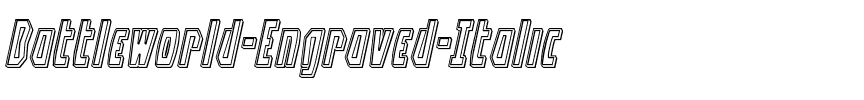 Battleworld Engraved Italic Italic.ttf