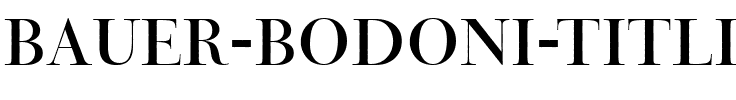 BauerBodni Titl BT Titling.ttf