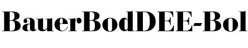 BauerBodDEE Bold.ttf