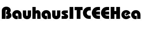 BauhausITCEEHea Regular.ttf