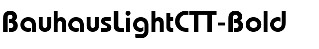 BauhausLightCTT Bold.ttf