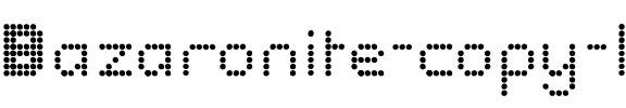 Bazaronite Regular.ttf