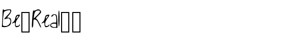 Be_Real__ Medium.ttf