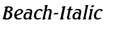 Beach Italic.ttf