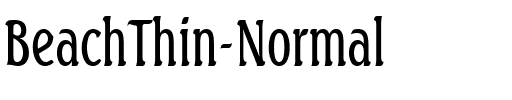 BeachThin Normal.ttf