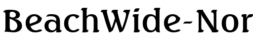BeachWide Normal.ttf