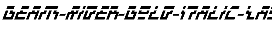 Beam Rider Bold Italic Laser Bold Italic Laser.ttf