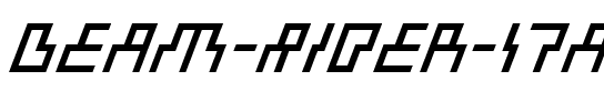 Beam Rider Italic Italic.ttf