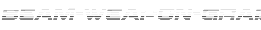 Beam Weapon Gradient Italic Italic.ttf