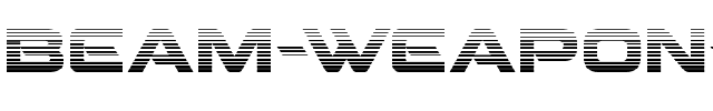 Beam Weapon Gradient Regular.ttf