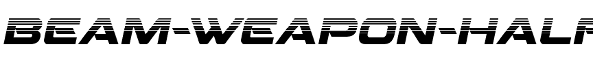 Beam Weapon Halftone Italic Italic.ttf