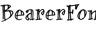 bearerFond Regular.otf