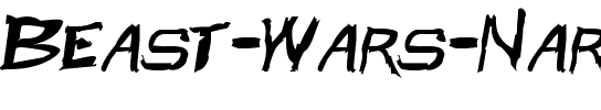 Beast Wars Narrow Normal.ttf