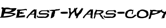 Beast Wars Normal.ttf