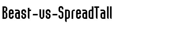 Beast vs SpreadTall Regular.ttf